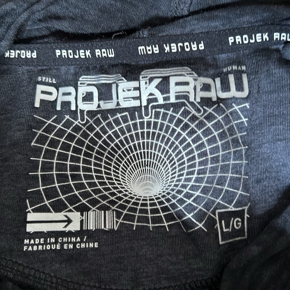 Projek Raw Black Long Sleeve Hoodie - Picture 4 of 4